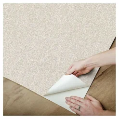 Clearance Kirklands Home Taupe Textured Cross Woven Peel & Stick Wallpaper Gray