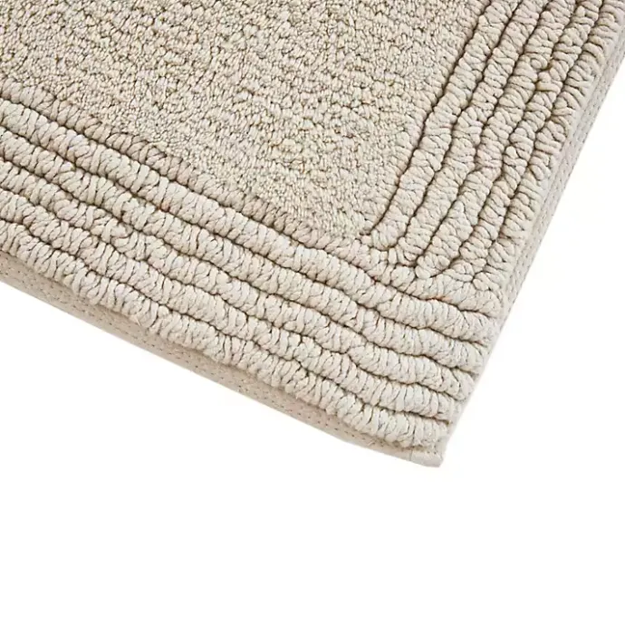 Hot Kirklands Home Taupe Tufted Reversible Cotton Bath Mat, 72 in. Tan