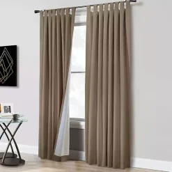 Hot Kirklands Home Taupe Ventura Blackout Curtain Panel, 63 in. Tan