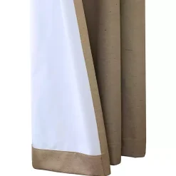 Hot Kirklands Home Taupe Ventura Blackout Curtain Panel, 63 in. Tan