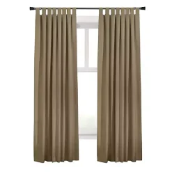 Online Kirklands Home Taupe Ventura Blackout Curtain Panel, 95 in. Tan