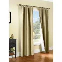 Outlet Kirklands Home Taupe Weathermate Blackout Cur Panel, 84 in. Tan