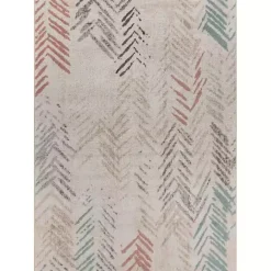 Hot Kirklands Home Teal and Pink Arrows Area Rug, 5x7
