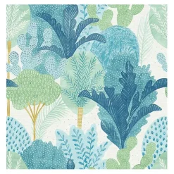 Sale Kirklands Home Teal Bohoemian Jungle Peel & Stick Wallpaper