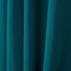 New Kirklands Home Teal Nicole Outdoor Curtain Panel Set, 96 in. Blue