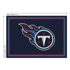 Kirklands Home Tennessee Titans Area Rug, 4x6 Blue