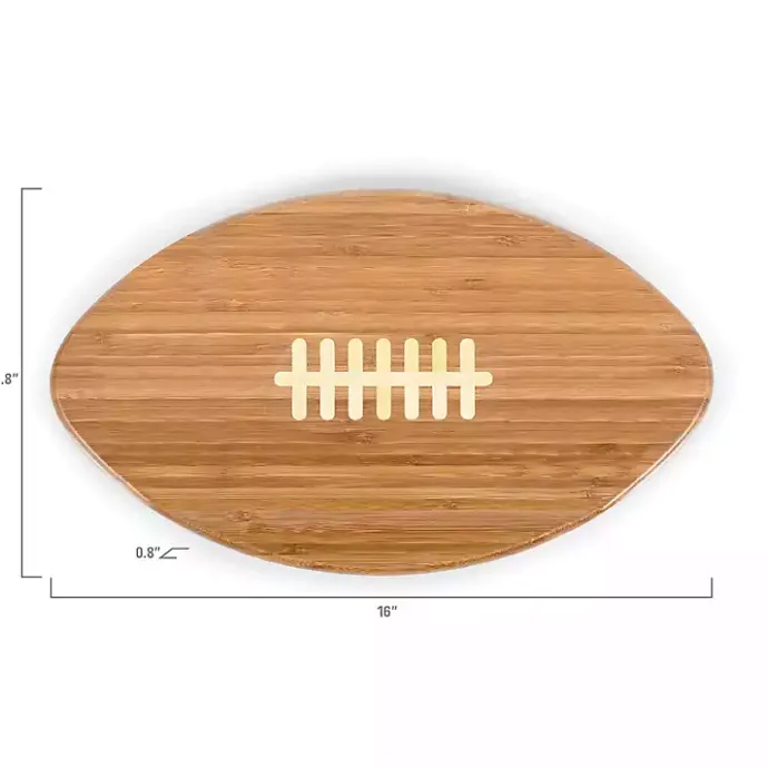 Clearance Kirklands Home Tennessee Tis Bamboo Football Cutting Board Tan