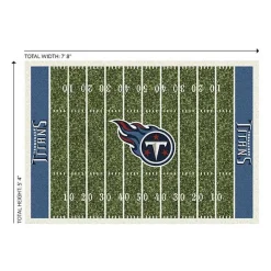 Discount Kirklands Home Tennessee Titans Home Field Area Rug, 6x8