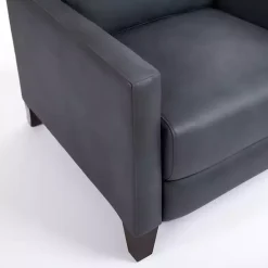 New Kirklands Home Teramo Steel Recliner Blue