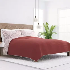 Best Kirklands Home Terra Scalloped Reversible 2-pc. Twin Quilt Set