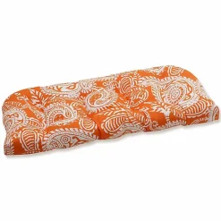New Kirklands Home Terracotta Paisley Outdoor Settee Cushion