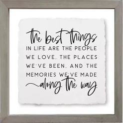 Online Kirklands Home The Best Things in Life Wall Plaque