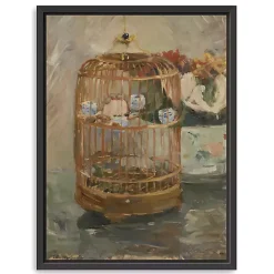 Outlet Kirklands Home The Cage Morisot Framed Canvas Art Print Multi