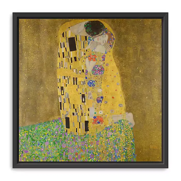 Hot Kirklands Home The Kiss Framed Canvas Art Print, 40x40 in.