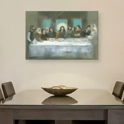 Best Kirklands Home The Last Supper Canvas Art Print by Chandra Savaso Multi