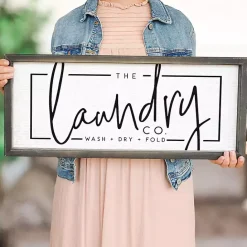 Discount Kirklands Home The Laundry Co. Wall Plaque