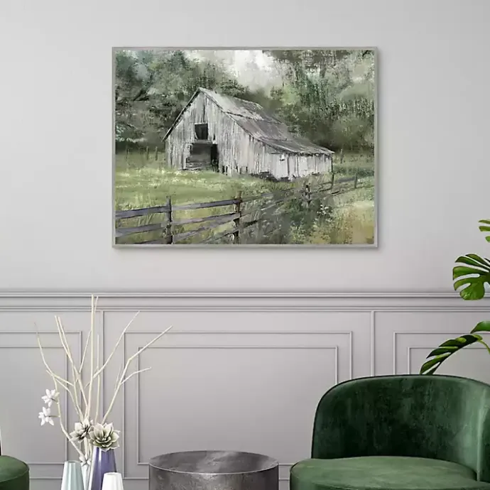Kirklands Home The Old Barn Framed Canvas Art Print