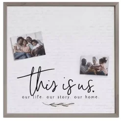 Hot Kirklands Home This is Us Framed Magnetic Board Gray