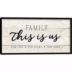Hot Kirklands Home This Is Us Wooden Wall Plaque Tan