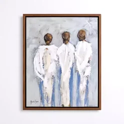 Kirklands Home Three Angels Framed Canvas Art Print