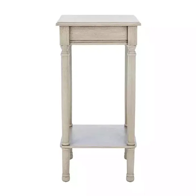 Best Kirklands Home Tilley Beige Classic Square Accent Table Tan