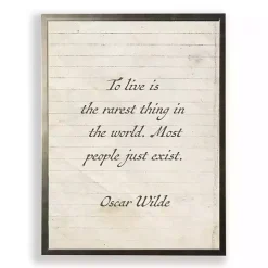 New Kirklands Home To Live is the Rarest Thing Wall Plaque White
