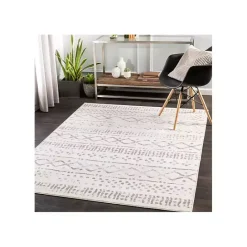Hot Kirklands Home Toasted Brown Abstract Diamond Area Rug, 5x7