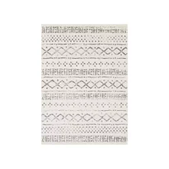Clearance Kirklands Home Toasted Brown Abstract Diamond Area Rug, 7x10