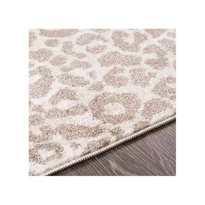 Clearance Kirklands Home Toasted Brown Cheetah Print Area Rug, 5x7