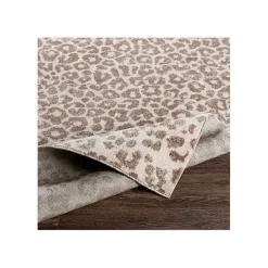 Kirklands Home Toasted Brown Cheetah Print Area Rug, 7x10