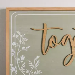 New Kirklands Home Together We Can Do Anything Wall Plaque