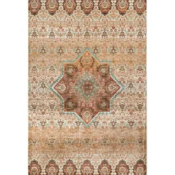 Kirklands Home Traditional Doreen Medallion Area Rug, 8x11