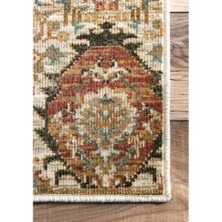 Kirklands Home Traditional Doreen Medallion Area Rug, 8x11