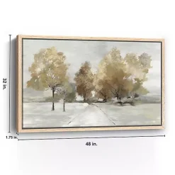 Hot Kirklands Home Trail Under the Trees Framed Canvas Art Print