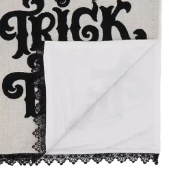 New Kirklands Home Trick Or Treat Pom Pom Halloween Table Runner