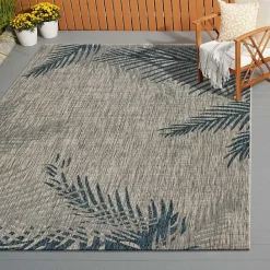 Online Kirklands Home Tropical Palms Captiva Outdoor Area Rug, 5x7