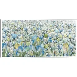 Best Kirklands Home Tulip Parade Framed Canvas Art Print Multi