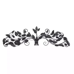New Kirklands Home Turquoise Bronze Distressed Iron Vine Wall Plaque Brown