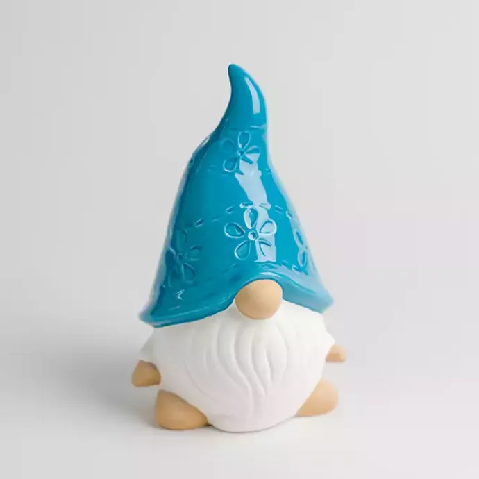Discount Kirklands Home Turquoise Gnome Outdoor Statue