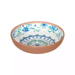 Hot Kirklands Home Turquoise Melamine Rio Ceral Bowls, Set of 6