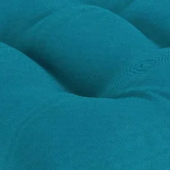 Online Kirklands Home Turquoise Tufted Outdoor Chair Cushions, Set of 2 Blue