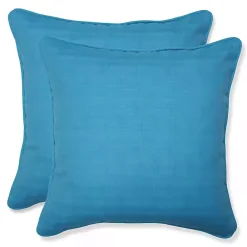 Discount Kirklands Home Turquoise Welt Outdoor Pillows, Set of 2 Blue