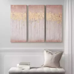 Hot Kirklands Home Twilight Forest Canvas Art Prints, Set of 3