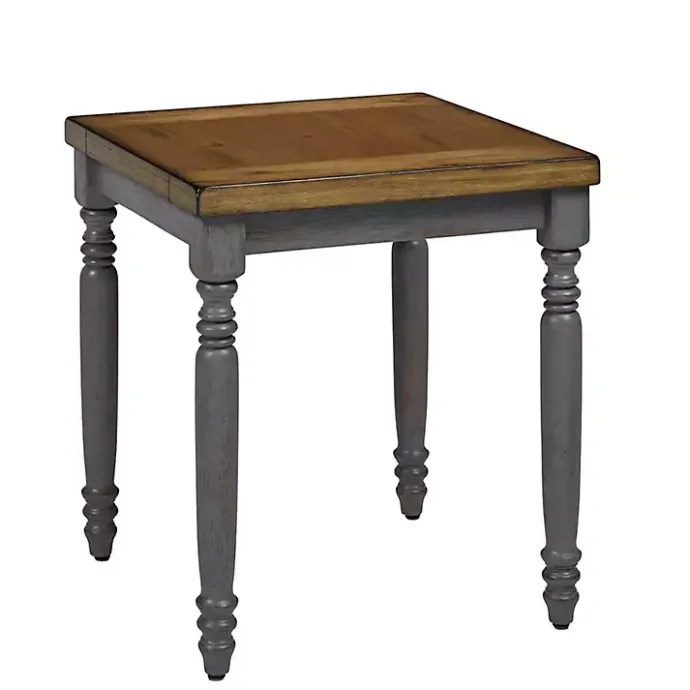 Discount Kirklands Home Two Tone Coffee Table and End Tables, Set of 3 Gray