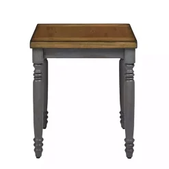 Discount Kirklands Home Two Tone Coffee Table and End Tables, Set of 3 Gray