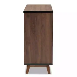 Outlet Kirklands Home Two Tone Walnut Wood Wine Storage Cabinet