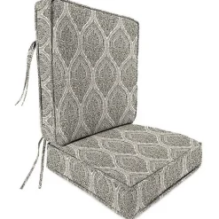 New Kirklands Home Umber Medallion Outdoor Deep Seat Cushion Brown