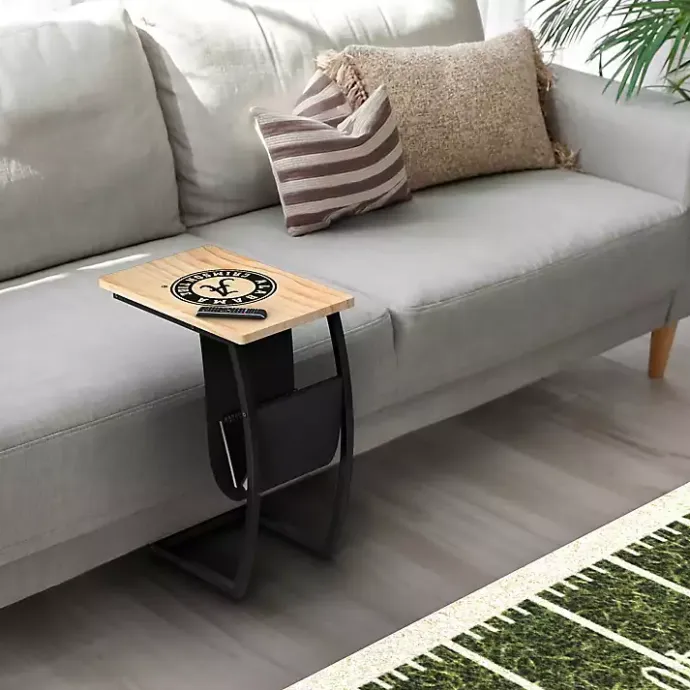 New Kirklands Home University of Alabama Wood C-Table Tan