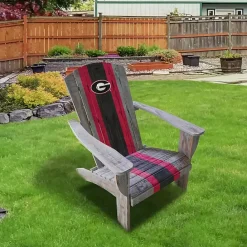 Kirklands Home University of Georgia Adirondack Outdoor Chair Brown