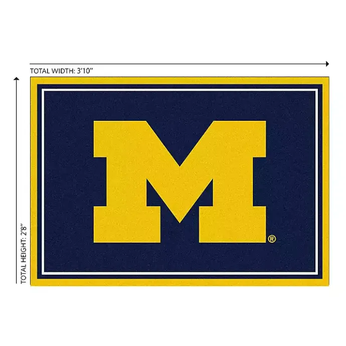 Outlet Kirklands Home University of Michigan Area Rug, 3x4